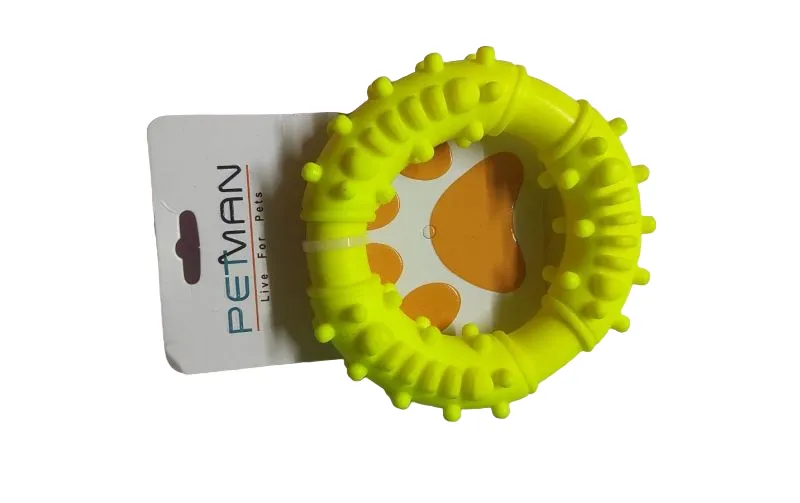 Pets Friend Petman TPR Power Ring Toy For Dogs All Ages