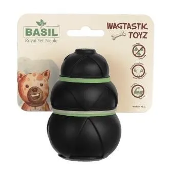 Basil Rubber Chew Treat Dropper Dog Toy All Ages
