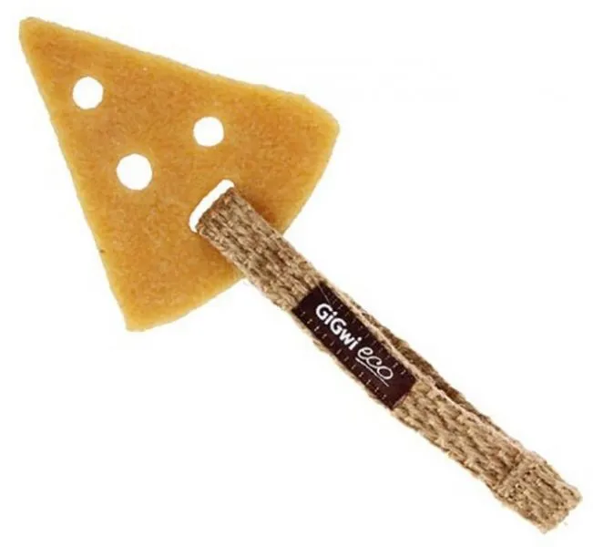 GiGwi Gum Gum Dog Toy With Hemp Strap – Big Cheese All Ages