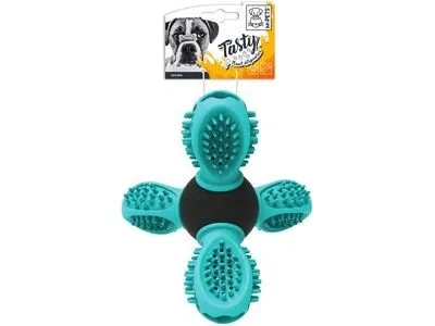 M-Pets Saturn Dog Toy With Treat Dispenser – Blue All Ages