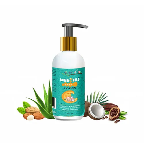 Meechu pH balanced Sulphate Free Gentle Mousturizing daily Baby Lotion  200ml-189