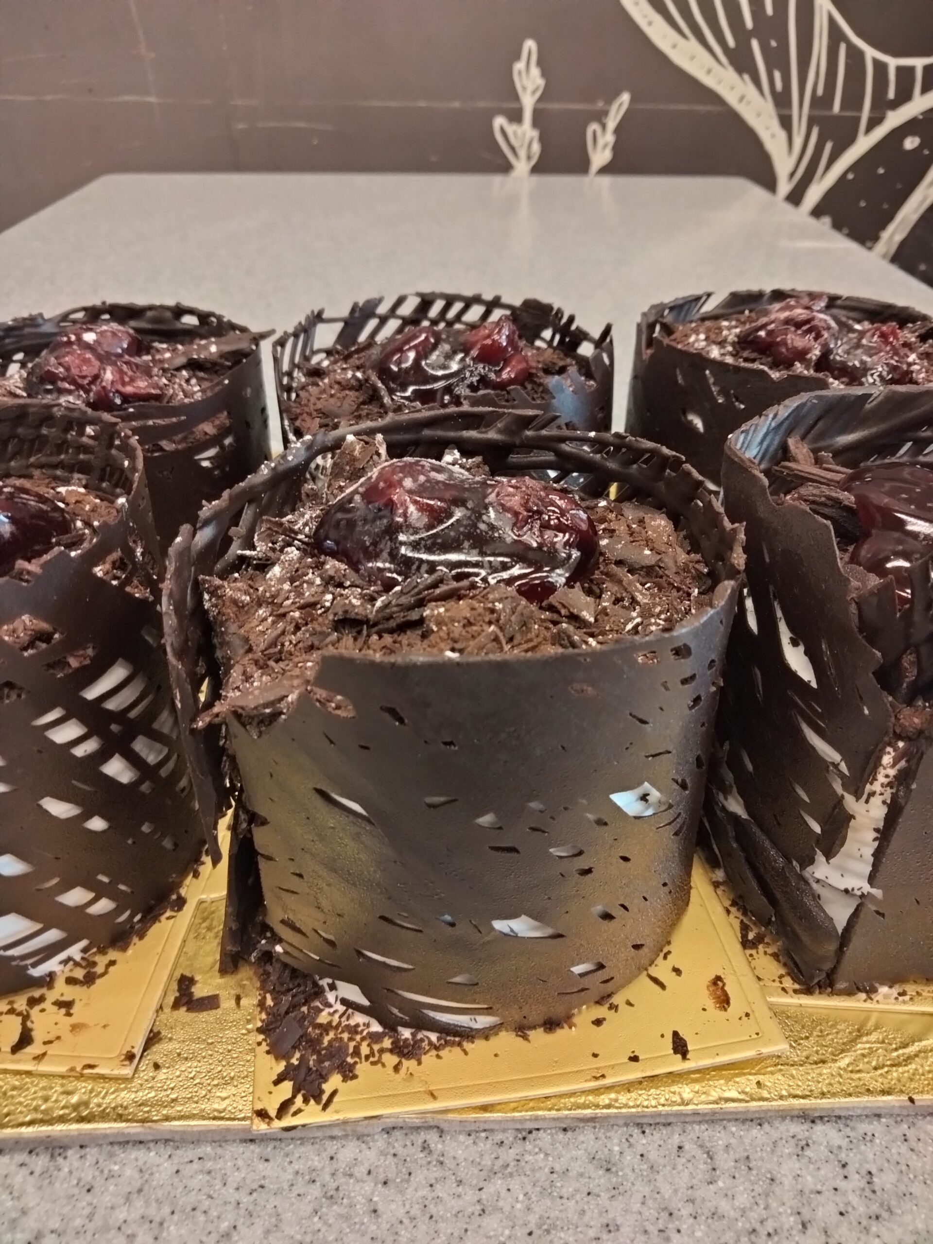 Black forest fantasy pastry