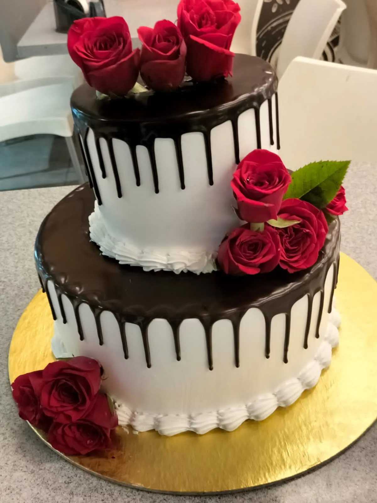 2 Tier Chocolate Cake