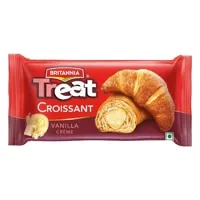 Britannia Treat Croissant Vanilla Creme Roll – 45 gms