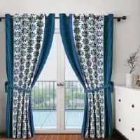 Cortina Crystal Door Curtain – Aqua – 1 Unit