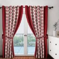 Cortina Crystal Door Curtain – Maroon – 1 Unit