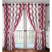 Cortina Pearl Door Curtain – Maroon – 1 Unit
