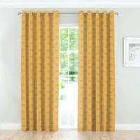 Sunstar Door Curtain Abstract – Gold – 120 cm X 210 cm