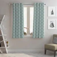 Sunstar Window Curtain Abstract – Grey – 120 cm X 150 cm
