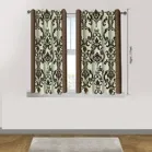 Cortina Crystal Coffee Window Curtain – 112 cm x 150 cm