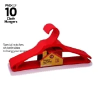 Happy To Hang Home Hangers Red – 10 Pieces
