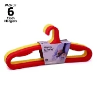 Happy To Hang Officio Hangers Red and Yellow – 6 Pieces