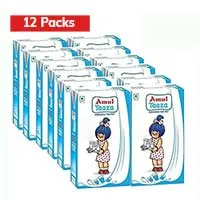 Amul Taaza Toned Milk – 1 Litre x 12 Units