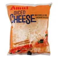 Amul Diced Mozzarella and Cheddar Cheese Blend (Frozen) – 200 gms