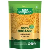 Tata Sampann 100percent Organic Unpolished Toor Dal – 1 kg