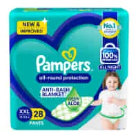 Pampers All-Round Protection Pants – Double Extra Large (XXL) – 28 U