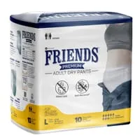 Friends Premium Adult Dry Pants (Pull-Ups) – Large – 10 U