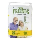 Friends Easy Adult Diapers Medium – 10 U