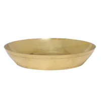 Brass Prasad Plate – Size 2 – 1 Unit