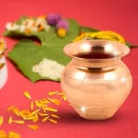 Shubhkart Nitya Copper Kalash Size 2- 140 gms – 1 Unit