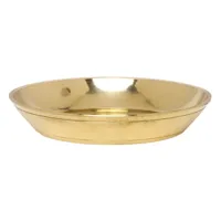 Brass Prasad Plate – Size 1 – 1 Unit
