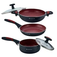 Wonderchef Non-Stick Burlington Set – 5 Pieces