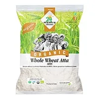 24 Mantra Organic Whole Wheat Atta – 5 kgs