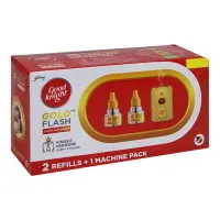 Good Knight Gold Flash (1 Machine + 2 Refills x 45 ml) – 1 Unit