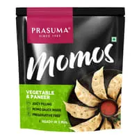 Prasuma Vegetable and Paneer Frozen Momos- 24 Pieces