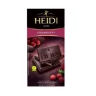 Heidi Dark Vegan Chocolate – Cranberry – 80 gms