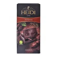 Heidi Dark Vegan Chocolate – Intense 75percent  – 80 gms