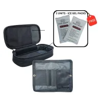 Outer Woods Insulin Cooling Travel Pouch – Black – 300 gms