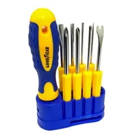Goodyear Multi Screwdriver Set – 9 Pieces – 1 Unit