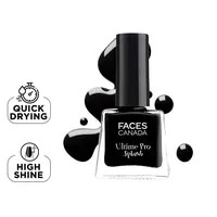 Faces Canada Mini Nail Enamel – Black Beauty – 5 ml