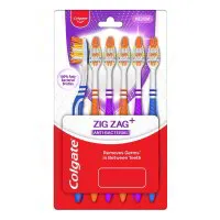 Colgate Zigzag Medium Toothbrush- 6 Units