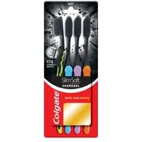 Colgate Slim Soft Charcoal Toothbrush- 2 Units