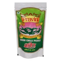 Pravin Green Chilli Pickle Pouch – 200 gms