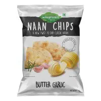 Wingreens Naan Chips Butter Garlic – 60 gms