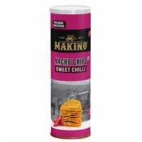 Makino Nacho Chips Sweet Chilli Can Pack – 107 gms