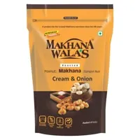 Makhanawala’s Roasted Makhana (Foxnuts) Cream and Onion – 70 gms