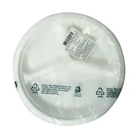 Disposable Bagasse Plates – 25 cms 3 Compartments – 15 Pieces