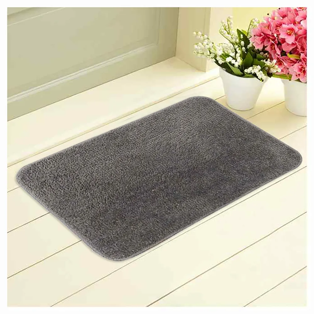 Elegant Weavers Lucky Bathmat – Grey – 38×58 cm