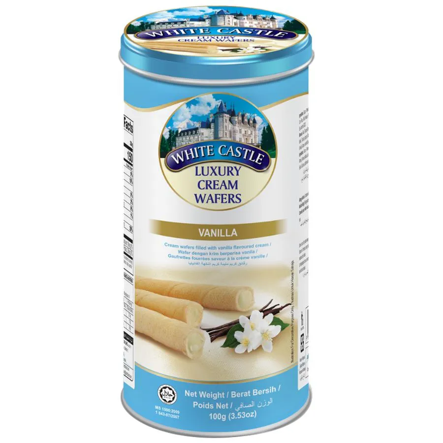 White Castle Luxury Cream Wafers – Vanilla – 100 gms