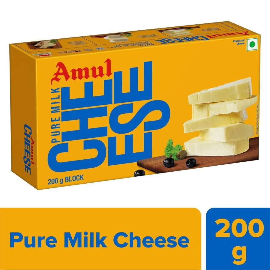 Amul Processed Cheese Block – 200 gms