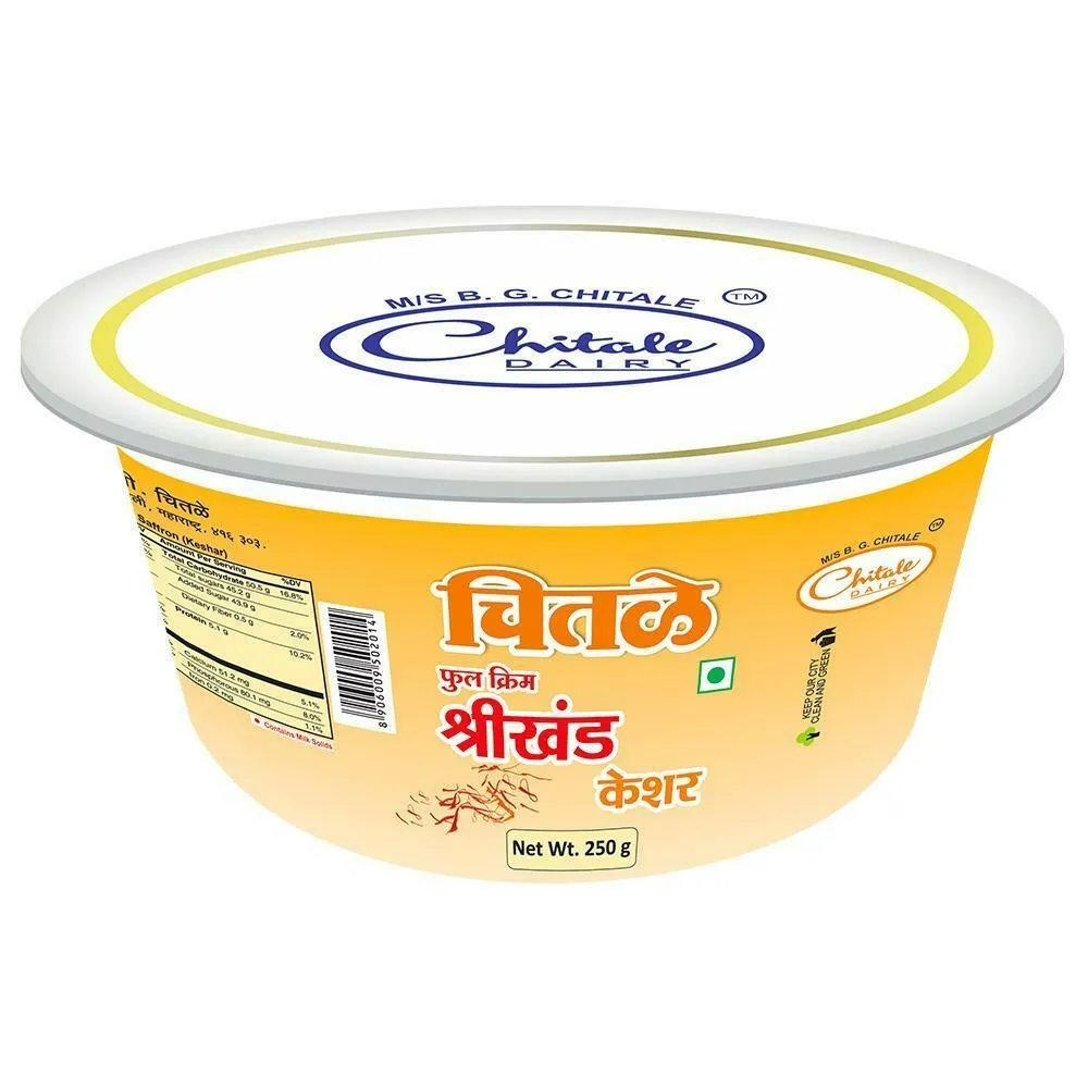 Chitale Full Cream Amba Shrikhand – 250 gms
