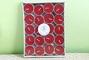 Scented Tea Light Candles – Rose – 15 Pieces