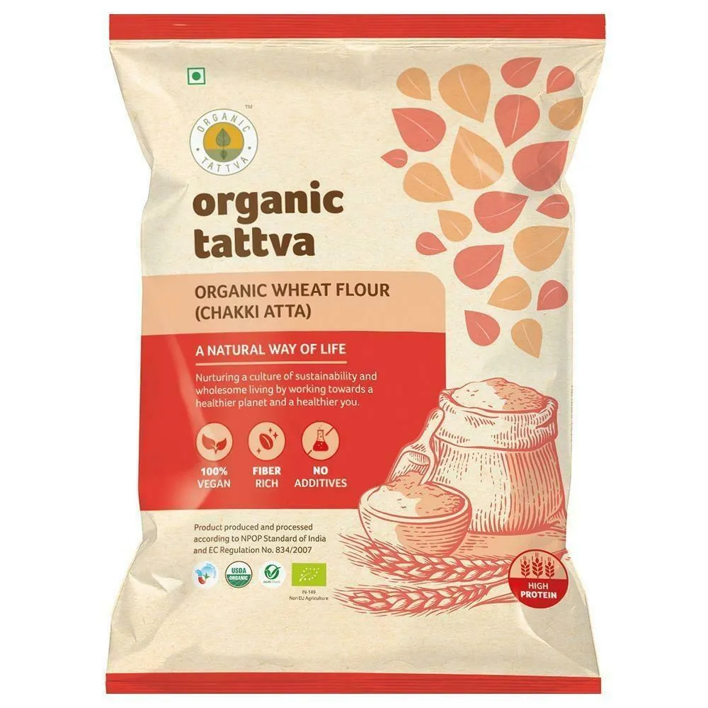 Organic Tattva Organic Wheat Flour – 5 kgs