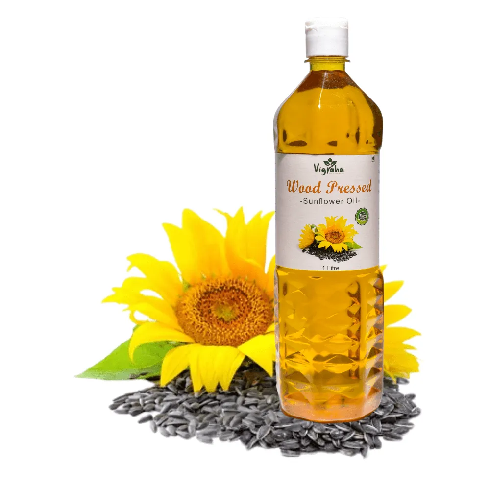 Sunflower Oil Cold Pressed – Wood Pressed – 1 Ltr