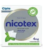 Nicotex 4Mg Chewing Gum Mint Plus Flavour Tab