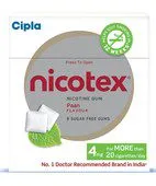 Nicotex 4Mg Chewing Gum Paan Flaour Sf Tab